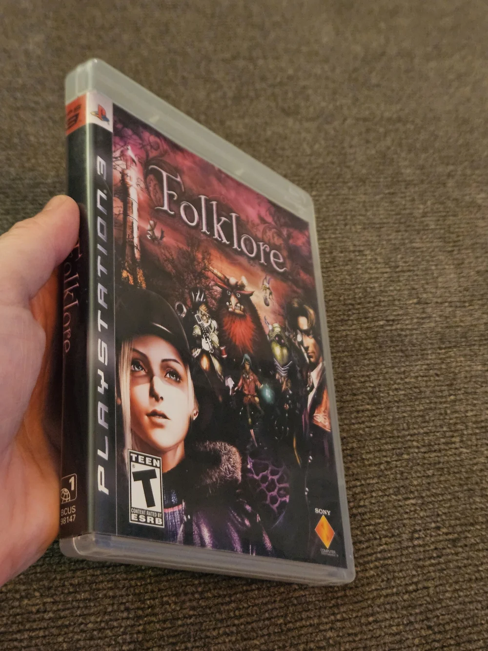 Folklore Sony PlayStation 3 PS3 2007 Video Game Complete Vintage Retro RARE!